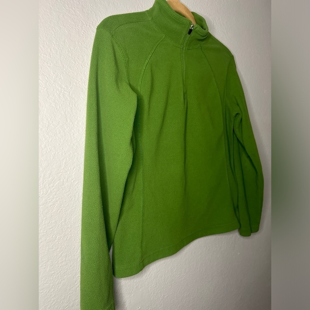 Telluride Clothing Co. 1/4 Zip Green Fleece Pullover Women’s Small - Picture 2 of 8